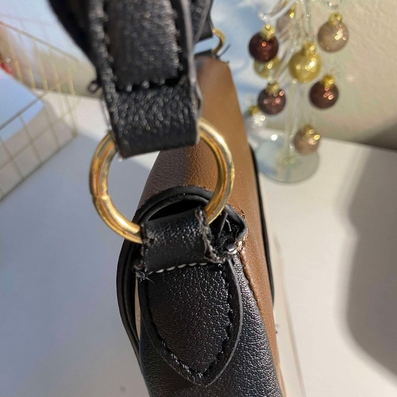Nine West Black, Brown, and Cream Crossbody Bag - Picture 10 of 13
